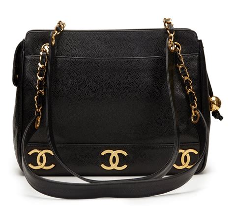 chanel vintage caviar black zipper shoulder bag|Chanel Caviar Round Flap Bag .